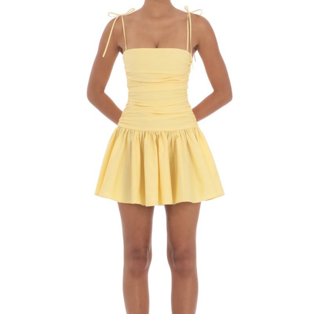Lucy in the Sky Yellow Mini Dress